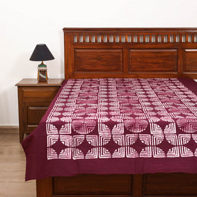 Hand Batik Print Single Bedsheet (90 x 60 in) 20