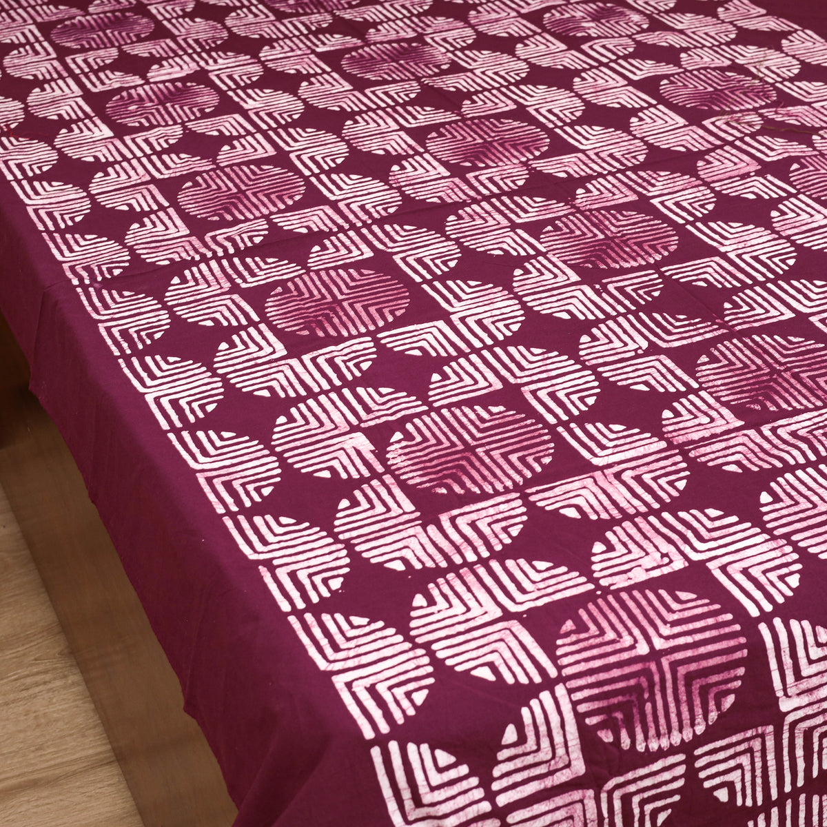Hand Batik Print Single Bedsheet (90 x 60 in) 20