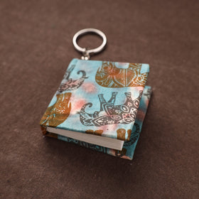 Mini Diary Keychain in Floral Prints Cover 12