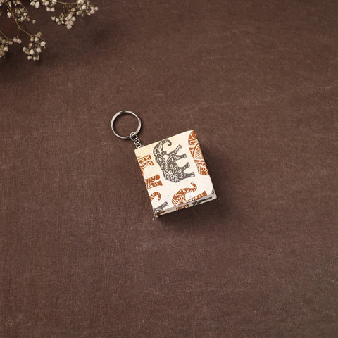 Mini Diary Keychain in Floral Prints Cover 13