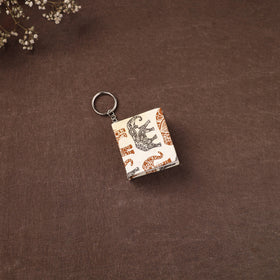 Mini Diary Keychain in Floral Prints Cover 13