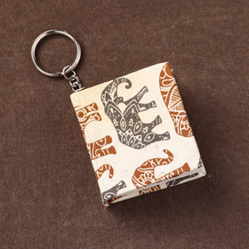 Mini Diary Keychain in Floral Prints Cover 13