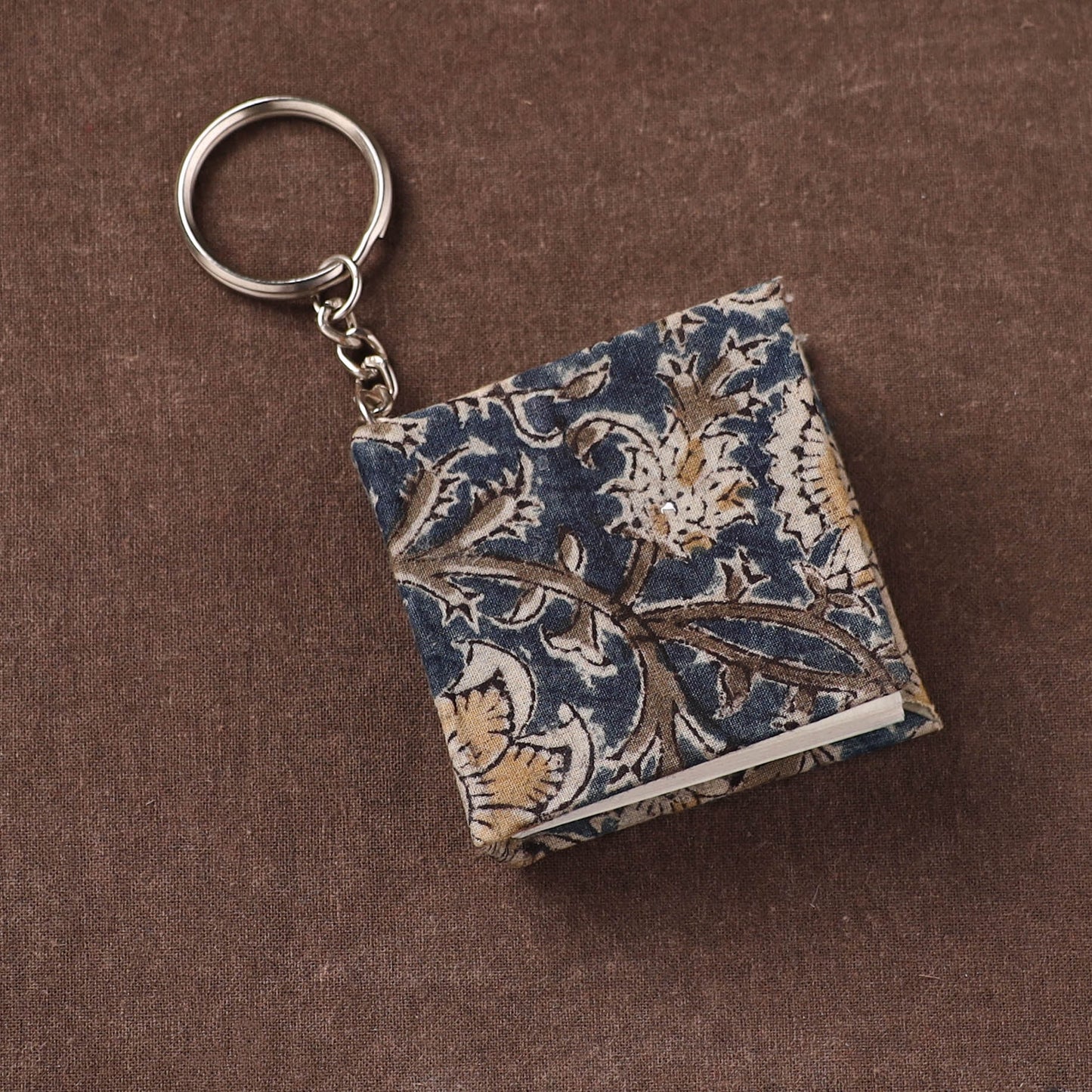 Mini Diary Keychain in Floral Prints Cover 15
