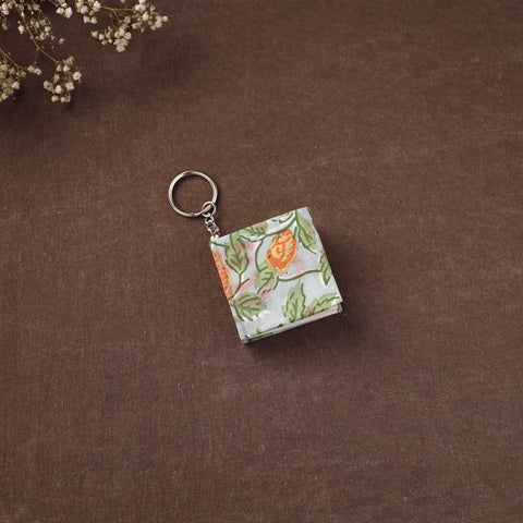 Mini Diary Keychain in Floral Prints Cover 16