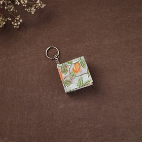 Mini Diary Keychain in Floral Prints Cover 16