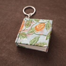 Mini Diary Keychain in Floral Prints Cover 16