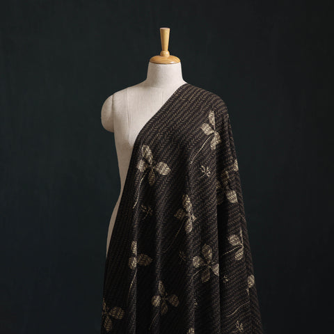 Brown - Akola Hand Block Print Slub Cotton Fabric 28