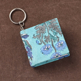 Mini Diary Keychain in Floral Prints Cover 17