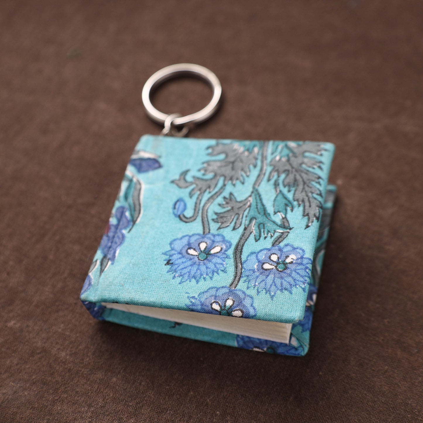 Mini Diary Keychain in Floral Prints Cover 17