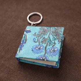 Mini Diary Keychain in Floral Prints Cover 17
