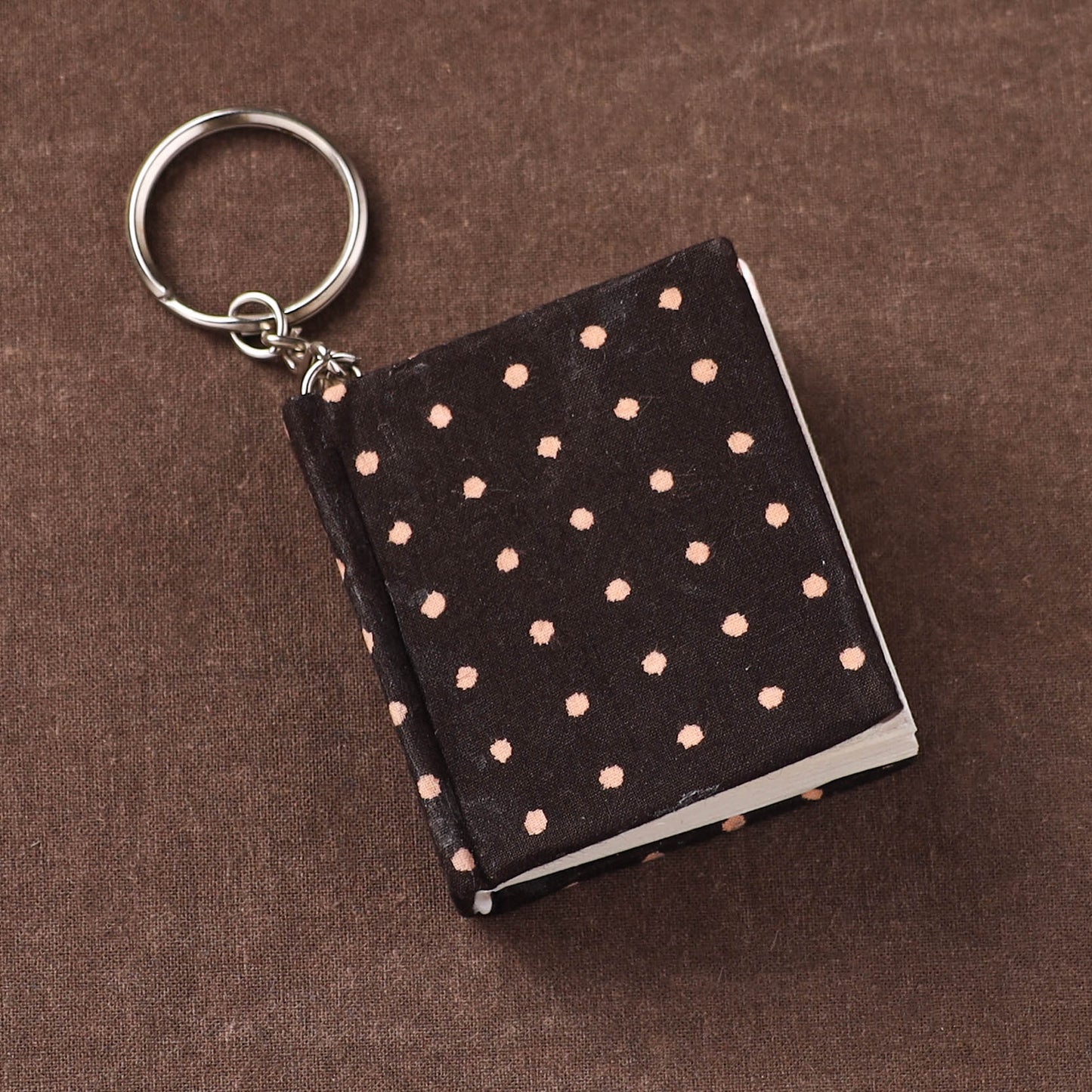 Mini Diary Keychain in Floral Prints Cover 18