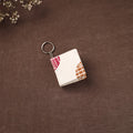 Mini Diary Keychain in Floral Prints Cover 19