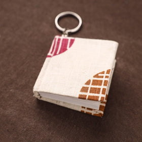Mini Diary Keychain in Floral Prints Cover 19