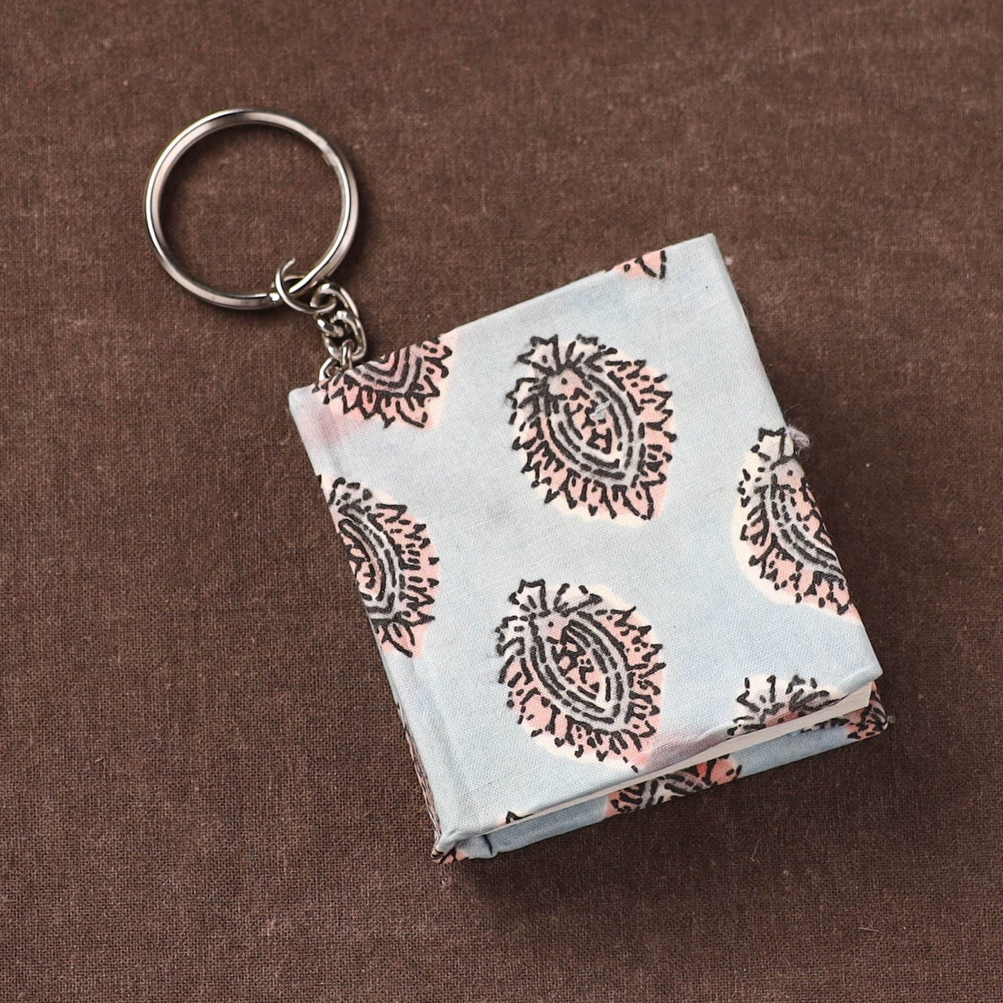 Mini Diary Keychain in Floral Prints Cover 20