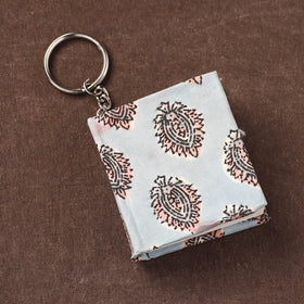 Mini Diary Keychain in Floral Prints Cover 20