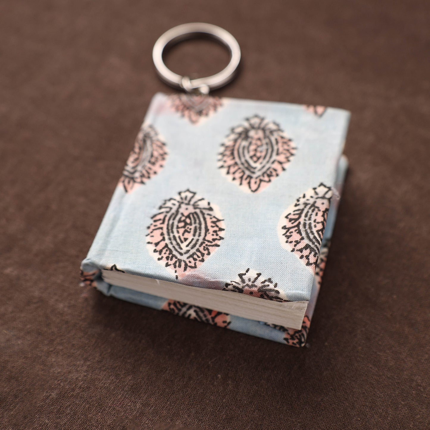 Mini Diary Keychain in Floral Prints Cover 20