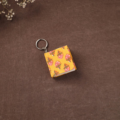 Mini Diary Keychain in Floral Prints Cover 23