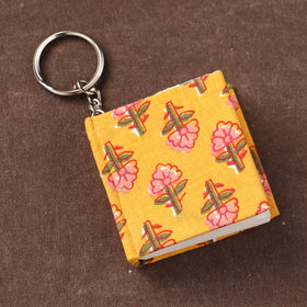 Mini Diary Keychain in Floral Prints Cover 23