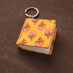 Mini Diary Keychain in Floral Prints Cover 23