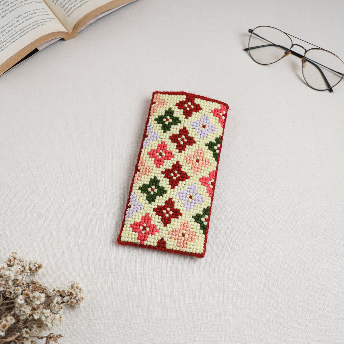 Hand Embroidered Mobile Pouch 31
