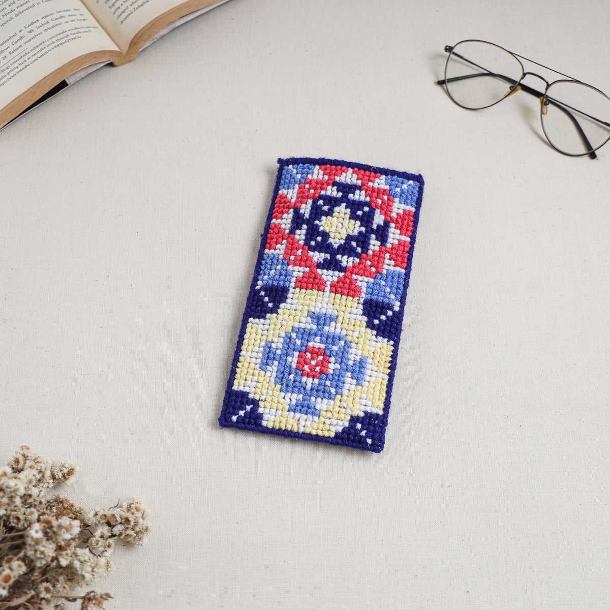 Hand Embroidered Mobile Pouch 29