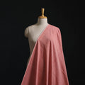 Pink - Jhiri Pure Handloom Plain Cotton Fabric 26