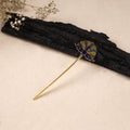Handcrafted Paka Meenakari Metal Juda Pin 06