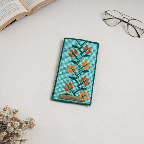 Hand Embroidered Mobile Pouch 23