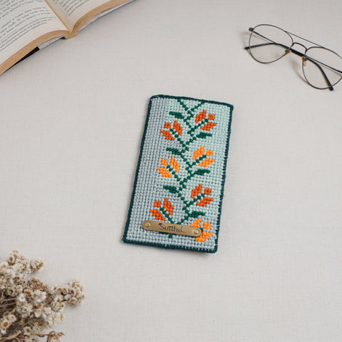 Hand Embroidered Mobile Pouch 22