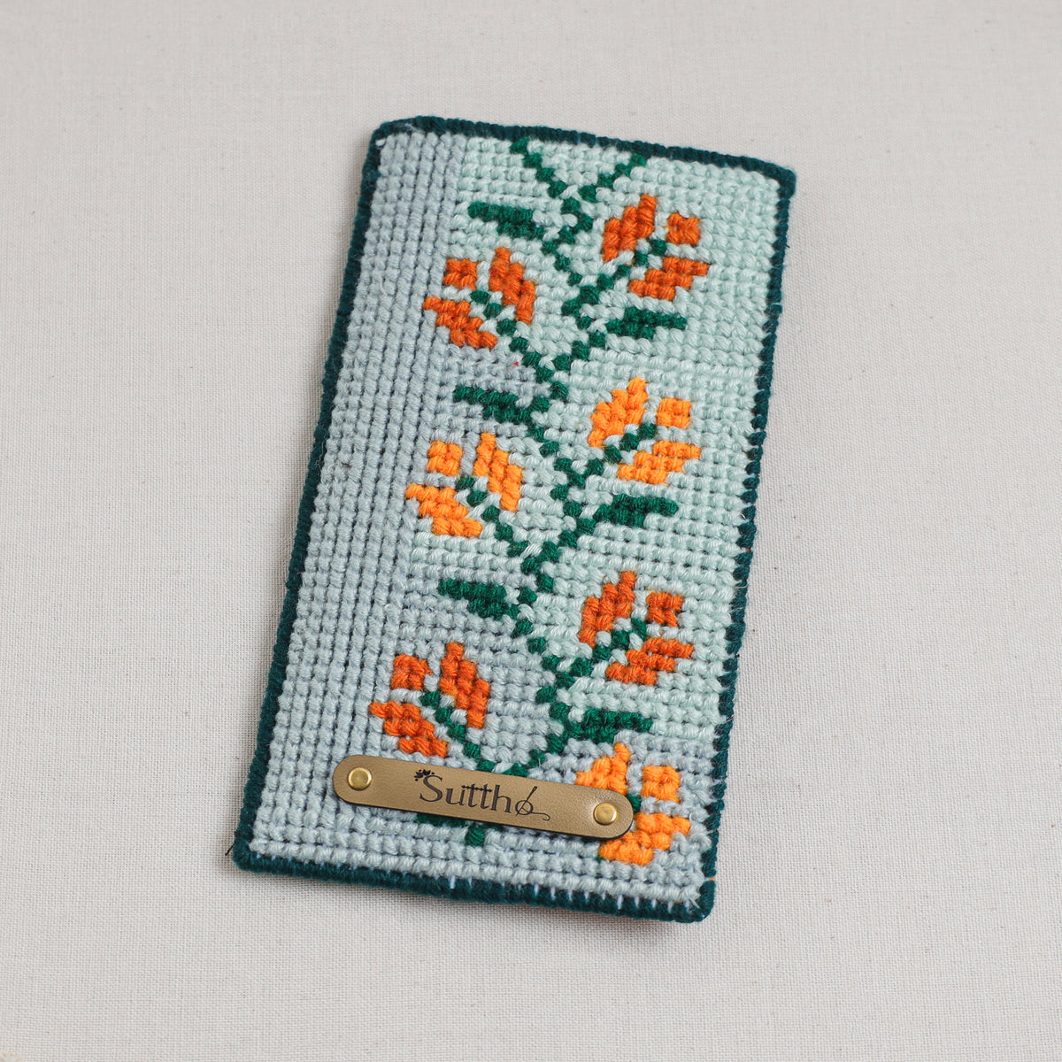 Hand Embroidered Mobile Pouch 22