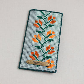Hand Embroidered Mobile Pouch 22
