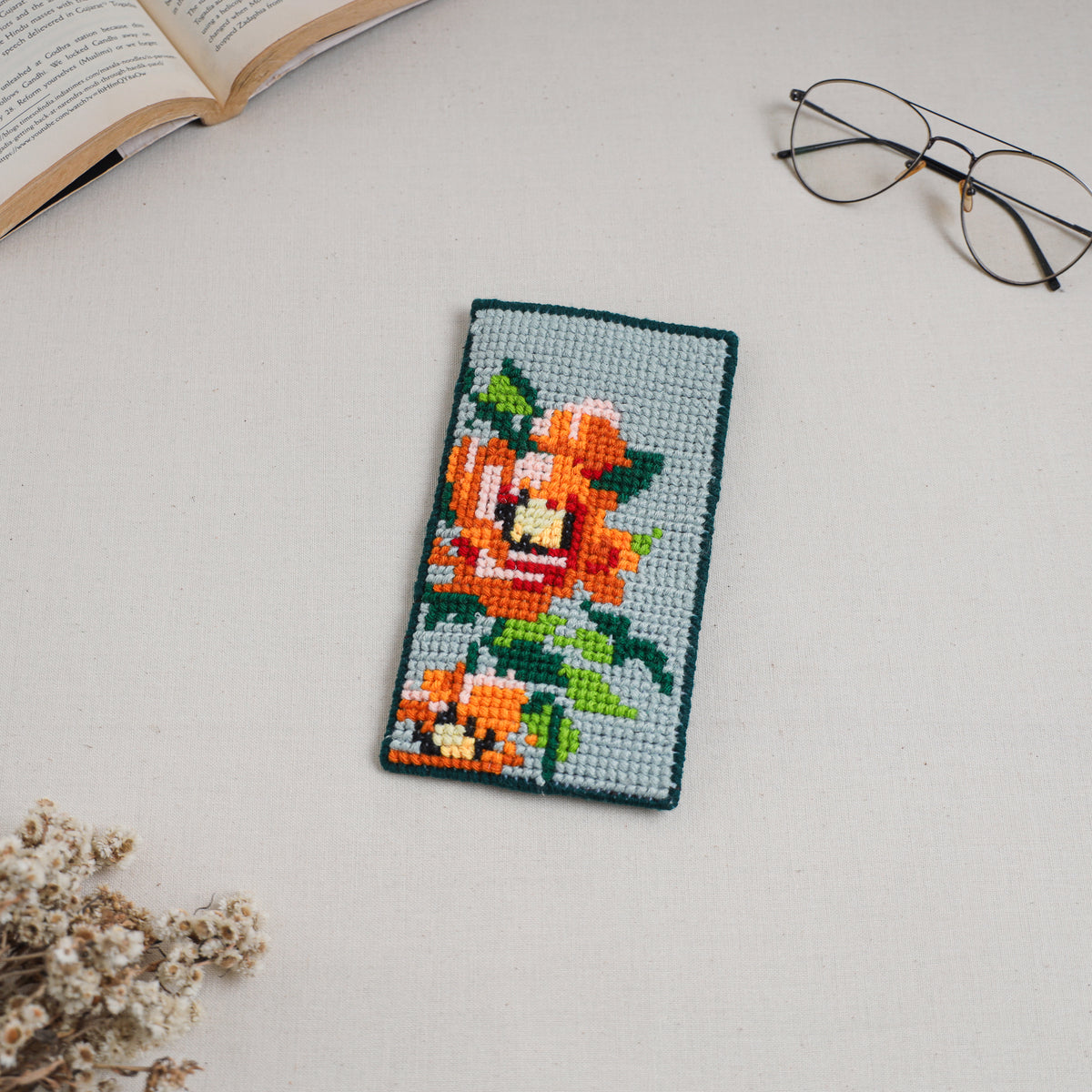 Hand Embroidered Mobile Pouch 22