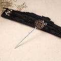 Handcrafted Paka Meenakari Metal Juda Pin 20
