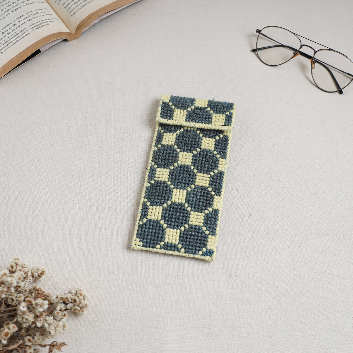 Hand Embroidered Spectacle Pouch 17