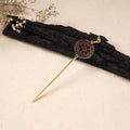 Handcrafted Paka Meenakari Metal Juda Pin 23