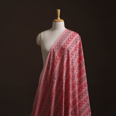 Pink - Sambalpuri Ikat Weave Cotton Fabric 01