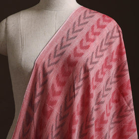 Pink - Sambalpuri Ikat Weave Cotton Fabric 01