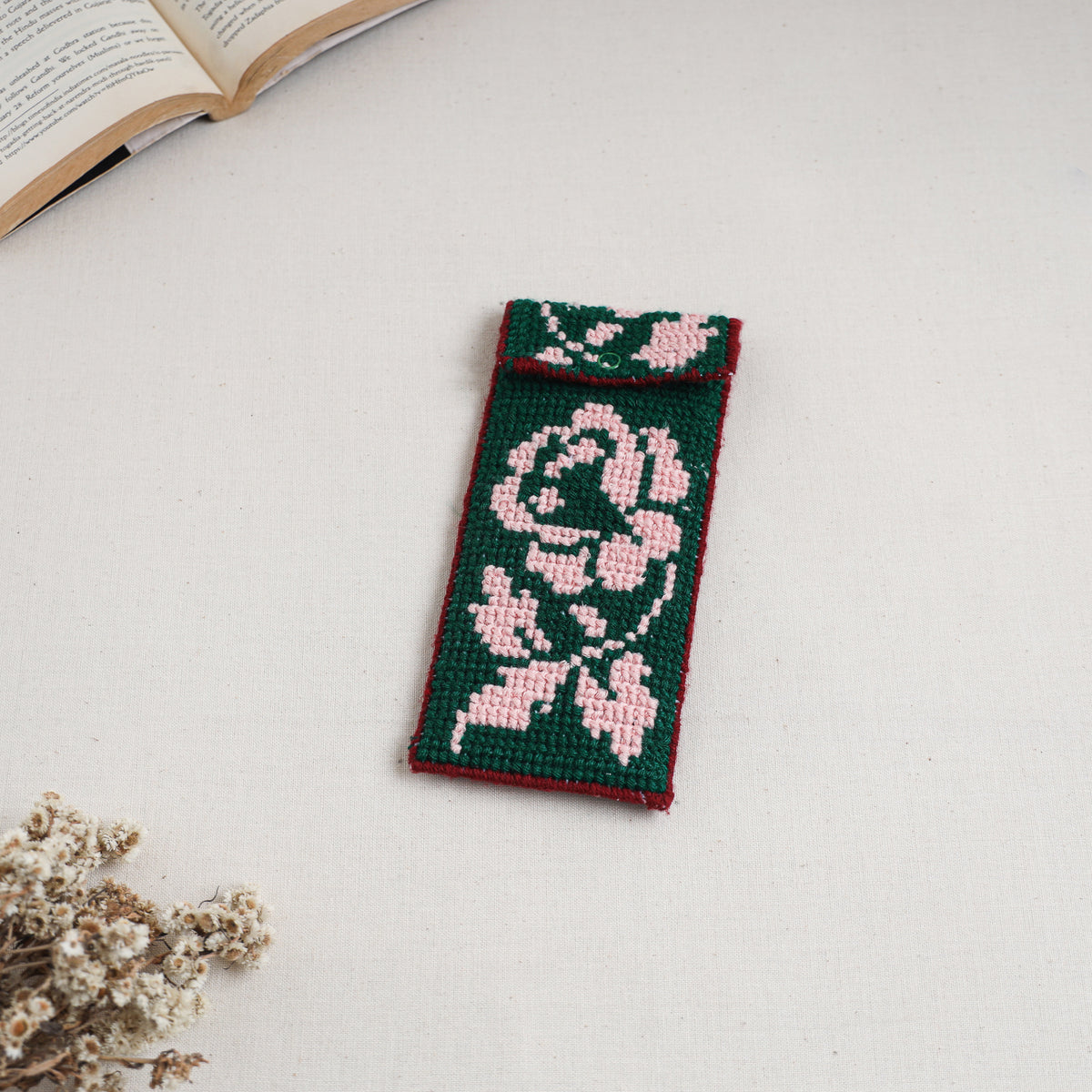 Hand Embroidered Spectacle Pouch 13