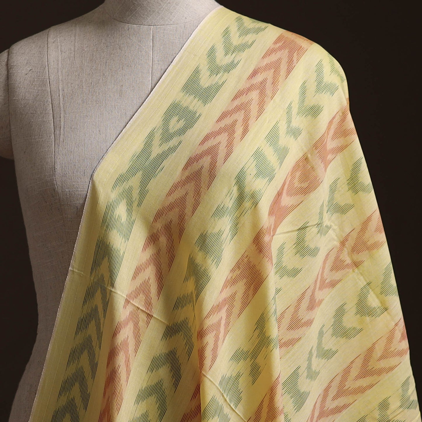 Sambalpuri Ikat Weave Cotton Fabric 02