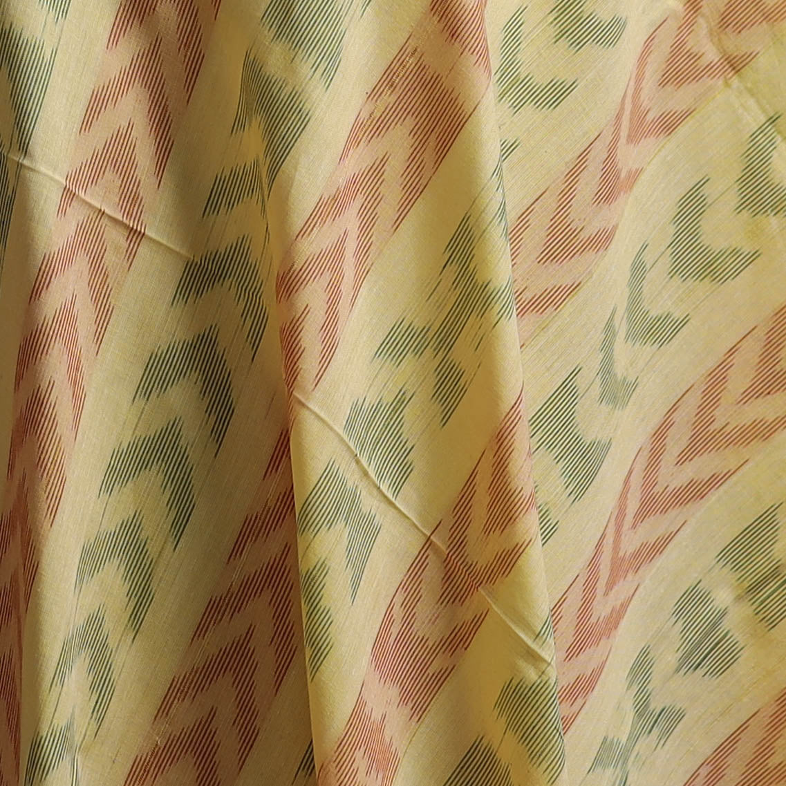 Sambalpuri Ikat Weave Cotton Fabric 02