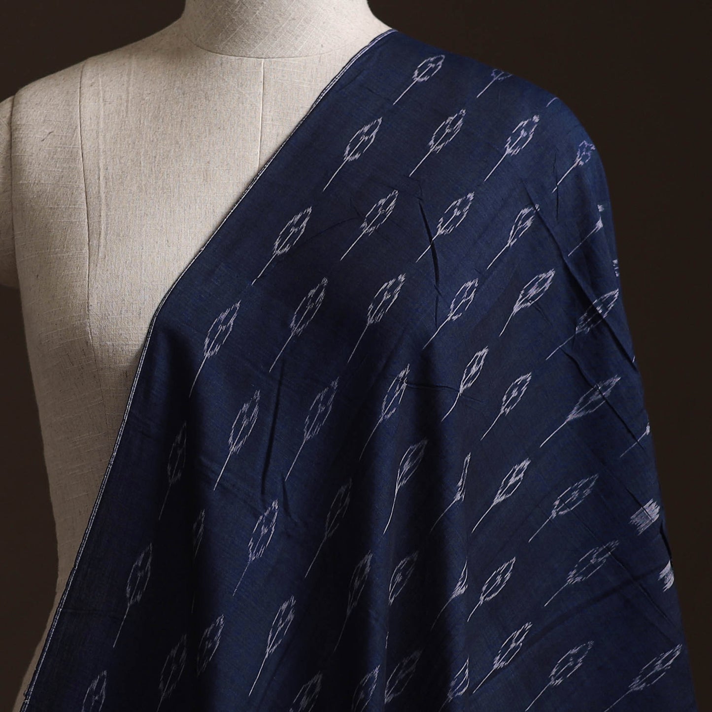 Sambalpuri Ikat Weave Cotton Fabric 05