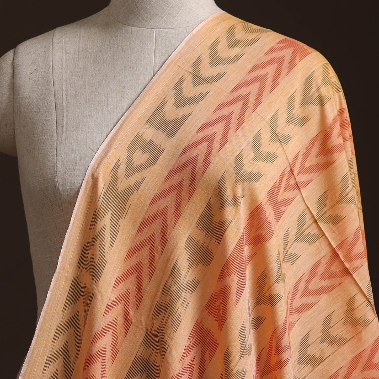 Sambalpuri Ikat Weave Cotton Fabric 09