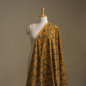 Yellow - Ajrakh Hand Block Print Natural Dyed Cotton Fabric 16