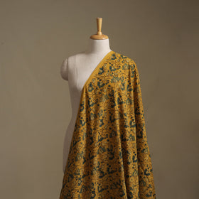 Yellow - Ajrakh Hand Block Print Natural Dyed Cotton Fabric 16