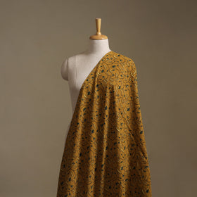 Yellow - Ajrakh Hand Block Print Natural Dyed Cotton Fabric 21