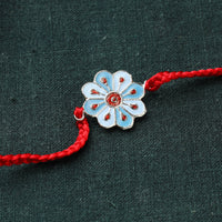 Handamade Meenakari Threadwork Rakhi
