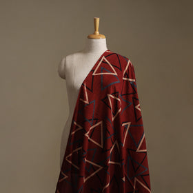 Ajrakh Hand Block Print Natural Dyed Cotton Fabric 38