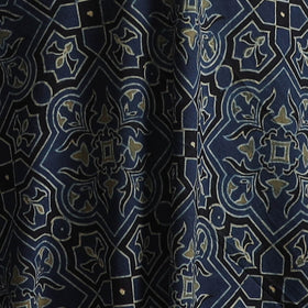 Kutch Hand Block Ajrakh Print Natural Dyed Cotton Fabric 03