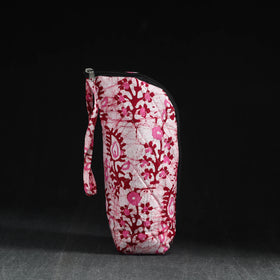  Pink Handmade Cotton 1L Water Bottle Cover