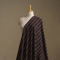 Black - Kutch Hand Block Ajrakh Print Natural Dyed Cotton Fabric 11